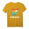 Columbus Ohio Outdoors Vintage Nature Retro Graphic T-Shirt - Perfekt für Naturliebhaber, Outdoorsportler & Ohio-Fans