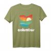 Columbus Ohio Outdoors Vintage Nature Retro Graphic T-Shirt - Perfekt für Naturliebhaber, Outdoorsportler & Ohio-Fans