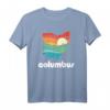 Columbus Ohio Outdoors Vintage Nature Retro Graphic T-Shirt - Perfekt für Naturliebhaber, Outdoorsportler & Ohio-Fans