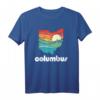 Columbus Ohio Outdoors Vintage Nature Retro Graphic T-Shirt - Perfekt für Naturliebhaber, Outdoorsportler & Ohio-Fans