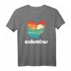 Columbus Ohio Outdoors Vintage Nature Retro Graphic T-Shirt - Perfekt für Naturliebhaber, Outdoorsportler & Ohio-Fans