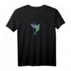 Kolibri Nature Bird T-Shirt – Geschenk für Vogelbeobachter, Blumen- und Kunstliebhaber, ideal für Mutter, Schwester, Oma & Naturfreunde