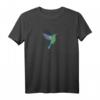 Kolibri Nature Bird T-Shirt – Geschenk für Vogelbeobachter, Blumen- und Kunstliebhaber, ideal für Mutter, Schwester, Oma & Naturfreunde