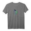 Kolibri Nature Bird T-Shirt – Geschenk für Vogelbeobachter, Blumen- und Kunstliebhaber, ideal für Mutter, Schwester, Oma & Naturfreunde