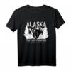 Alaska The Last Frontier Grizzly Bear Nature Outdoor Geschenk T-Shirt für Naturliebhaber und Outdoor-Enthusiasten