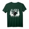 Alaska The Last Frontier Grizzly Bear Nature Outdoor Geschenk T-Shirt für Naturliebhaber und Outdoor-Enthusiasten