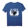 Alaska The Last Frontier Grizzly Bear Nature Outdoor Geschenk T-Shirt für Naturliebhaber und Outdoor-Enthusiasten