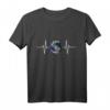 Planet Erde Herzschlag T-Shirt – Für Naturliebhaber, Klimaschutz und Umweltbewusstsein, ideales Geschenk für Familie und Freunde