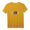 Planet Erde Herzschlag T-Shirt – Für Naturliebhaber, Klimaschutz und Umweltbewusstsein, ideales Geschenk für Familie und Freunde