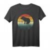 Capybara Sunset Retro Vintage 70s Animal Lover T-Shirt – Unique Gift for Nature & Animal Fans, Perfect for Birthdays & Holidays