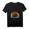 Damen Vintage Retro Campervan T-Shirt mit V-Ausschnitt - Lustiges Camping- und Wohnmobiloutfit für Camperinnen & Campingplatz-Fans