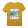 Berg Wald See Natur Landschaft T-Shirt – Schönes Naturdesign, klassisch geschnitten, ideal für Naturliebhaber und Outdoor-Aktivitäten