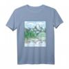 Berg Wald See Natur Landschaft T-Shirt – Schönes Naturdesign, klassisch geschnitten, ideal für Naturliebhaber und Outdoor-Aktivitäten