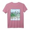 Berg Wald See Natur Landschaft T-Shirt – Schönes Naturdesign, klassisch geschnitten, ideal für Naturliebhaber und Outdoor-Aktivitäten
