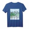 Berg Wald See Natur Landschaft T-Shirt – Schönes Naturdesign, klassisch geschnitten, ideal für Naturliebhaber und Outdoor-Aktivitäten