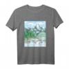 Berg Wald See Natur Landschaft T-Shirt – Schönes Naturdesign, klassisch geschnitten, ideal für Naturliebhaber und Outdoor-Aktivitäten