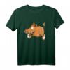 Rennendes Wildschwein T-Shirt I Wutz I Schweinchen Geschenk – Lustiges Tierisches T-Shirt für Jäger, Naturfreunde und Schweineliebhaber
