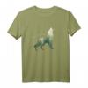 Wolf Tier T-Shirt in Vintage Farben – Perfektes Geschenk für Natur- und Tierliebhaber, Outdoor-Fans und Naturschützer