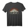 Retro Alaska T-Shirt – Liebe für Natur, Wildnis und Gletscher des 49. Bundesstaates der USA