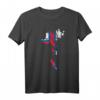 Färöer Inseln Umriss Silhouette Flagge T-Shirt – Perfekt für Natur- und Skandinavien-Liebhaber, Urlaub & Reise Geschenk
