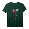 Färöer Inseln Umriss Silhouette Flagge T-Shirt – Perfekt für Natur- und Skandinavien-Liebhaber, Urlaub & Reise Geschenk