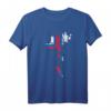 Färöer Inseln Umriss Silhouette Flagge T-Shirt – Perfekt für Natur- und Skandinavien-Liebhaber, Urlaub & Reise Geschenk