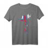 Färöer Inseln Umriss Silhouette Flagge T-Shirt – Perfekt für Natur- und Skandinavien-Liebhaber, Urlaub & Reise Geschenk