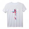 Färöer Inseln Umriss Silhouette Flagge T-Shirt – Perfekt für Natur- und Skandinavien-Liebhaber, Urlaub & Reise Geschenk