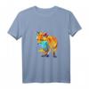 Fuchs Motiv T-Shirt mit schlauem Fuchs Design - Waldtier und Naturmotive, Klassisch geschnitten