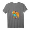Fuchs Motiv T-Shirt mit schlauem Fuchs Design - Waldtier und Naturmotive, Klassisch geschnitten