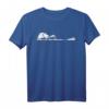 Minimalistisches Gitarre T-Shirt mit Natur- und Stadtmotiven – Schwarz Weiß Design für Musik- und Naturfans