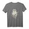 Tiermotiv Eule Vogel Ornithologe Geschenk Schneeeule T-Shirt - Perfektes Geschenk für Tierliebhaber, Eulenfans & Naturfreunde zu Weihnachten & Geburtstag