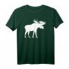 Elch T-Shirt für Wildtier- und Naturfans – Klassisch geschnitten, doppelt genähter Saum