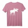 Elch T-Shirt für Wildtier- und Naturfans – Klassisch geschnitten, doppelt genähter Saum