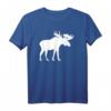Elch T-Shirt für Wildtier- und Naturfans – Klassisch geschnitten, doppelt genähter Saum