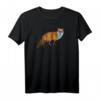 Waldtiere T-Shirt mit Fuchs Motiv – Geschenk für Naturliebhaber, Tierfreunde, Jäger, Wanderer, Biologen und Kinder