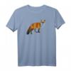 Waldtiere T-Shirt mit Fuchs Motiv – Geschenk für Naturliebhaber, Tierfreunde, Jäger, Wanderer, Biologen und Kinder