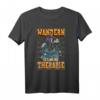 Lustiges Wandern T-Shirt - Wandern ist meine Therapie Spruch Motiv für Naturliebhaber & Outdoor-Fans, ideales Geschenk zu Geburtstag & Weihnachten