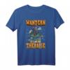 Lustiges Wandern T-Shirt - Wandern ist meine Therapie Spruch Motiv für Naturliebhaber & Outdoor-Fans, ideales Geschenk zu Geburtstag & Weihnachten