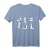 Katzen in Yoga Posen - Lustiges T-Shirt für Katzenliebhaber, Yoga- und Meditationsfans, perfekte Geschenkidee für Weihnachten & Geburtstag