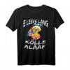 E Leeve Lang Kölle - Alaaf T-Shirt für Kölner & Karnevalsfreunde - Perfektes Geschenk für Heimatverbundene & Rheinische Frohnaturen