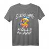 E Leeve Lang Kölle - Alaaf T-Shirt für Kölner & Karnevalsfreunde - Perfektes Geschenk für Heimatverbundene & Rheinische Frohnaturen