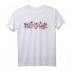 Gekritzelte bunte Blumen T-Shirt - Einzigartiges Geschenk für Geburtstag & Weihnachten, Kreatives Blumen Design
