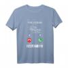 The Ocean Is Calling And I Must Go Lustiges Phone Screen T-Shirt – Perfektes Geschenk für Meerliebhaber zu Geburtstag, Weihnachten & Anlässen