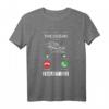 The Ocean Is Calling And I Must Go Lustiges Phone Screen T-Shirt – Perfektes Geschenk für Meerliebhaber zu Geburtstag, Weihnachten & Anlässen
