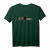 Vogelmotiv Vögel kuscheln auf einem Ast - Buntes Langarmshirt für Vogelfreunde, Natur- und Vogelbeobachter, ideales Geschenk