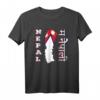 Ma Nepali T Shirt mit Nepali Flag und Karte – Kulturelles Nepali T-Shirt für Reisen, Partys & als Geschenk