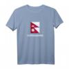Kathmandu Nepal Trikot T-Shirt - Distressed Flag Shirt als Souvenir für Nepal-Liebhaber und Reisende