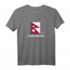 Kathmandu Nepal Trikot T-Shirt - Distressed Flag Shirt als Souvenir für Nepal-Liebhaber und Reisende