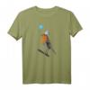 Vogelmotiv Rotkehlchen Geburtstags T-Shirt – Perfektes Geschenk für Vogelfreunde, Ornithologen und Tierliebhaber
